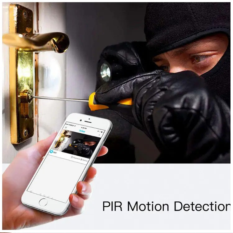 Cámara Portero WiFi Doorbell con Timbre y Control por Smartphone