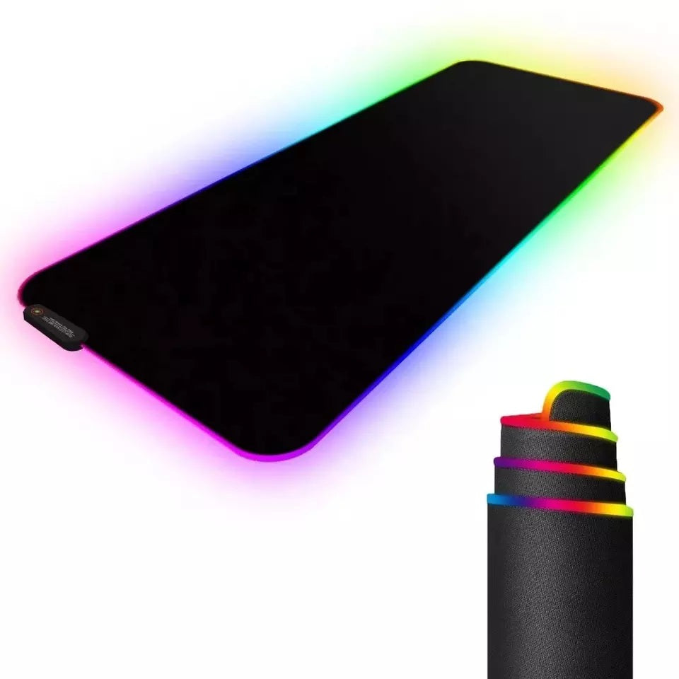 Mousepad Gamer Led RGB USB 80X30cm – Diseño A