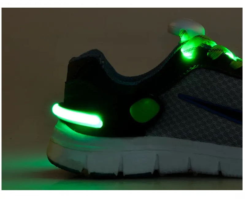 Luces Led Deportivas para Zapatillas Bicicleta Pulsera 2 Unidades