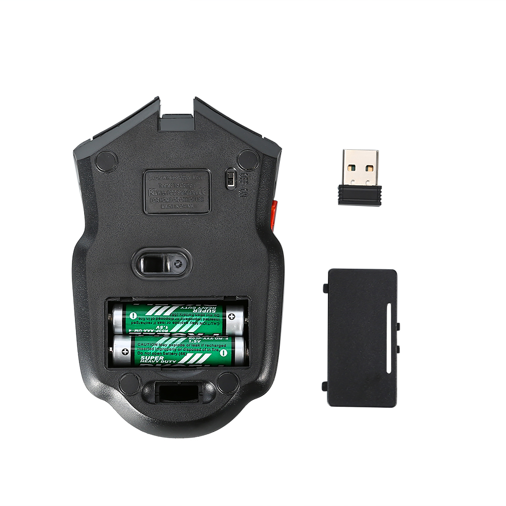 Mouse Gamer 1600 DPI Bluetooth 2.4 GHz para Windows y Mac – Diseño B