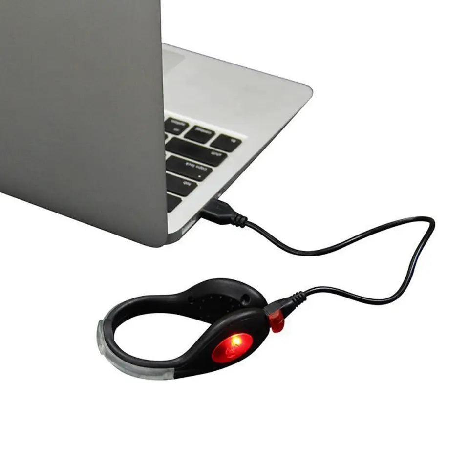 Luces Led Deportivas para Zapatillas Bicicleta Pulsera 2 Unidades