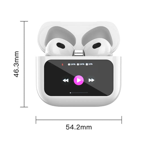 Audífonos Bluetooth con Pantalla Táctil y 30 Horas de Autonomía