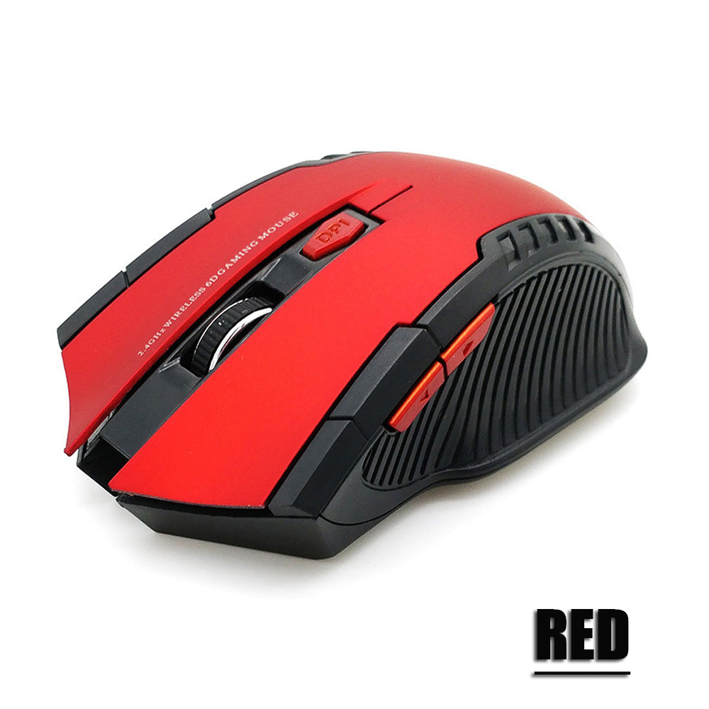 Mouse Gamer 1600 DPI Bluetooth 2.4 GHz para Windows y Mac – Diseño A