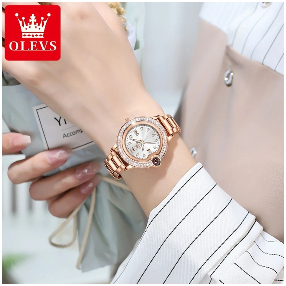 Reloj para Mujer con Diamantes Resistencia al agua
