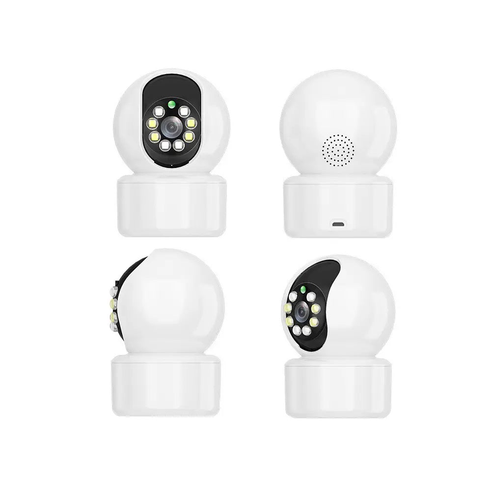 Cámara Inteligente Rotación 360° Detección Movimiento – Diseño B