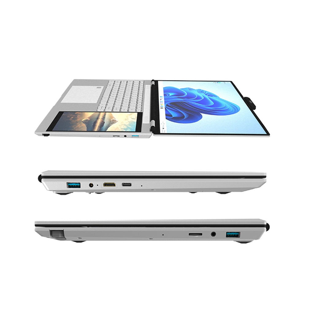 Notebook 15.6" Táctil Dual Screen, Intel N95, 16GB RAM, 512GB SSD