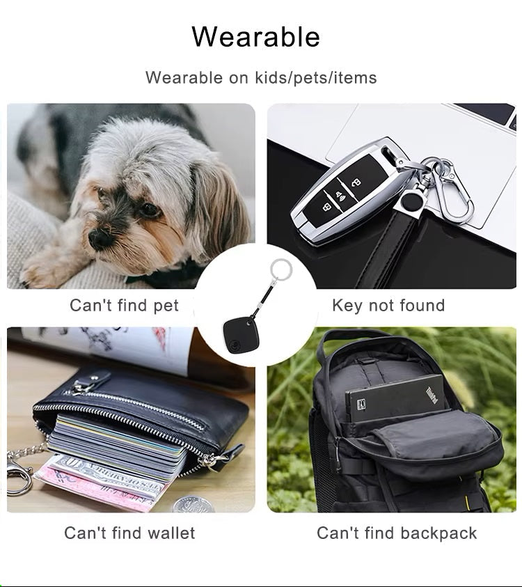 Localizador Bluetooth Anti-Pérdida para Llaves y Mascotas