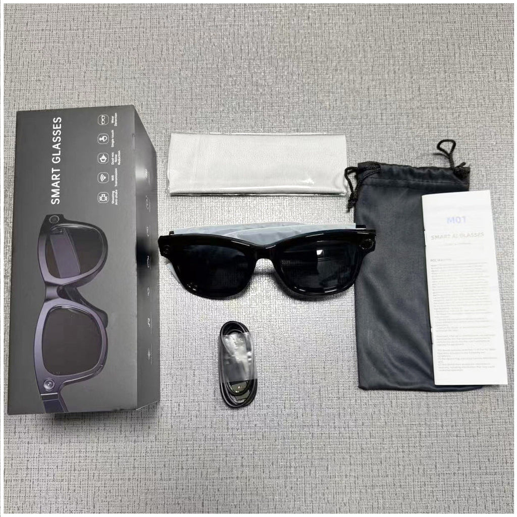 Gafas M01 Cámara HD, ChatGPT, Traducción y Reducción de Ruido