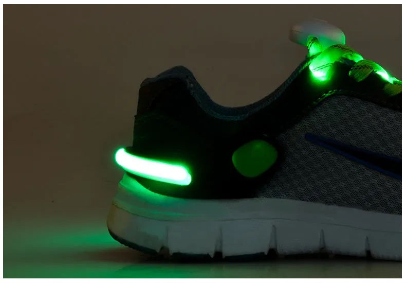 Luces Led Deportivas para Zapatillas Bicicleta Pulsera 2 Unidades