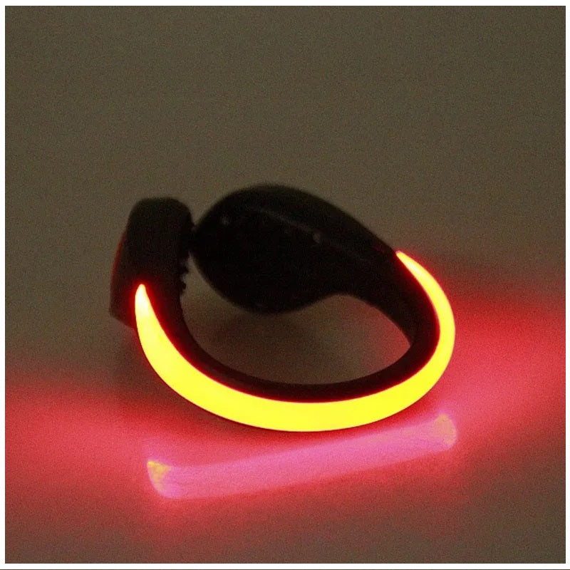 Luces Led Deportivas para Zapatillas Bicicleta Pulsera 2 Unidades