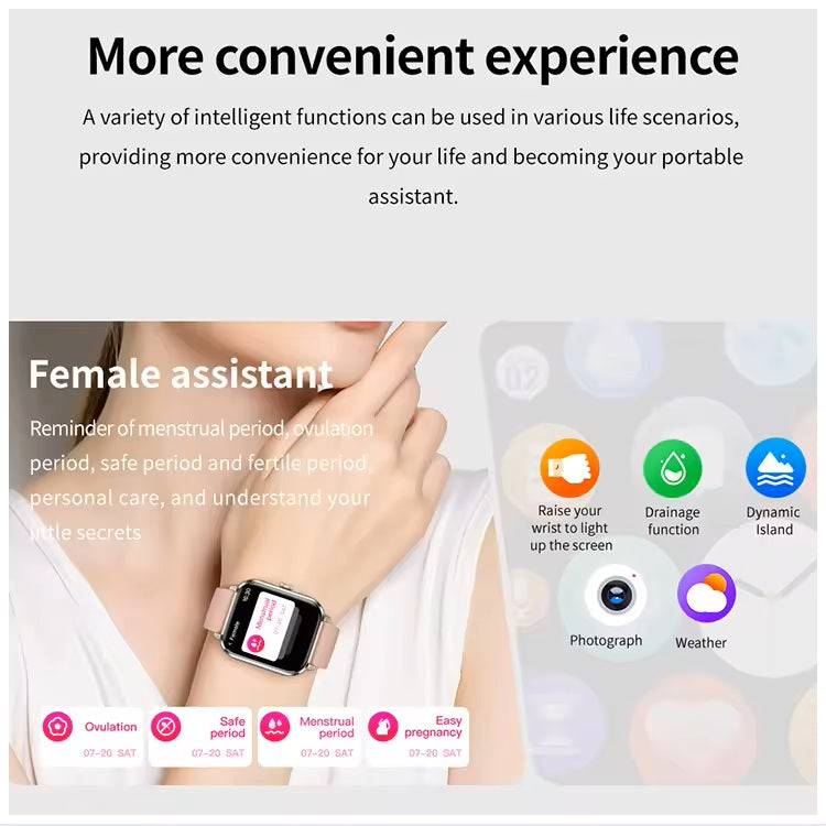 Smartwatch M12 1,83" Llamadas y Actividad Física