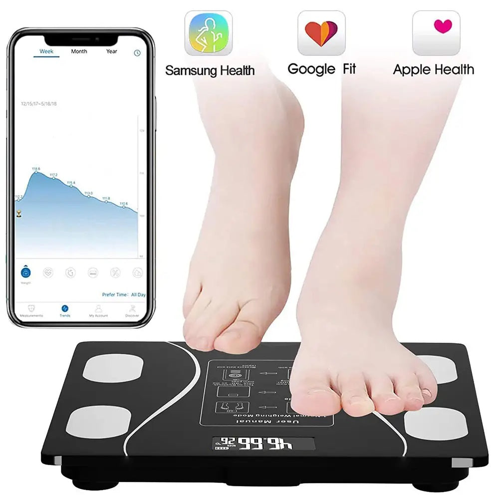 Pesa Balanza Digital Avanzada 180Kg 79 Análisis Composición Corporal