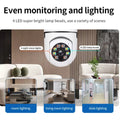 Cámara IP 360° Ampolleta motorizada Full HD Detector de Humo Alarma