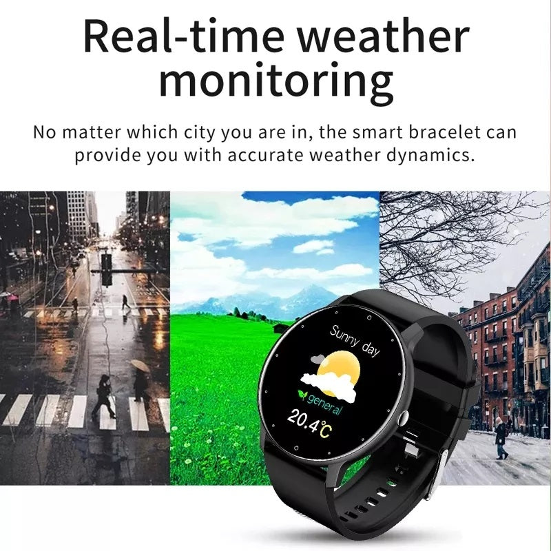 Smartwatch Bluetooth ZL02 Sports Fitness Azul