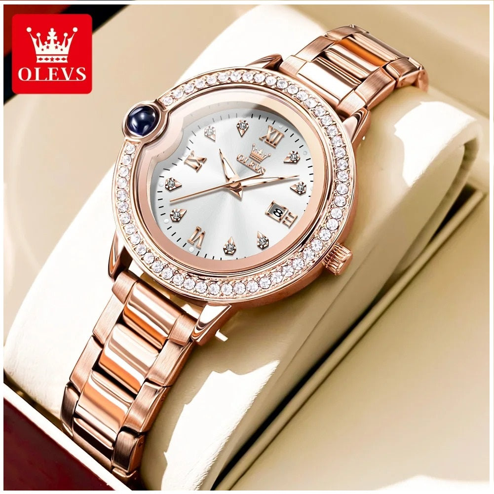 Reloj para Mujer con Diamantes Resistencia al agua