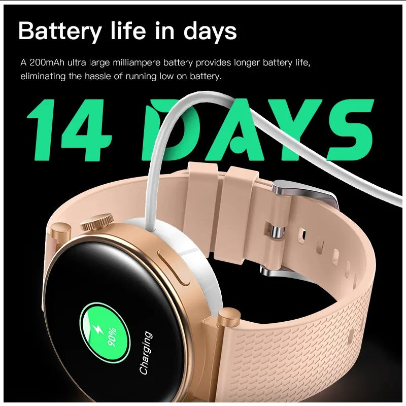 Smartwatch DS5 Mini Mujer con Correas de Silicona y Metálica