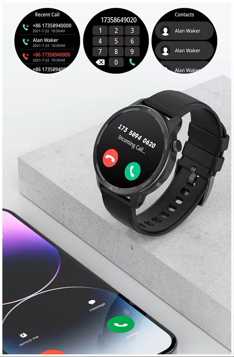 Smartwatch de Lujo S52M 360X360 IP68 230mAh Compatible iOS Android