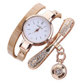 Reloj Personalizado para Mujeres con Incrustaciones y Pulsera