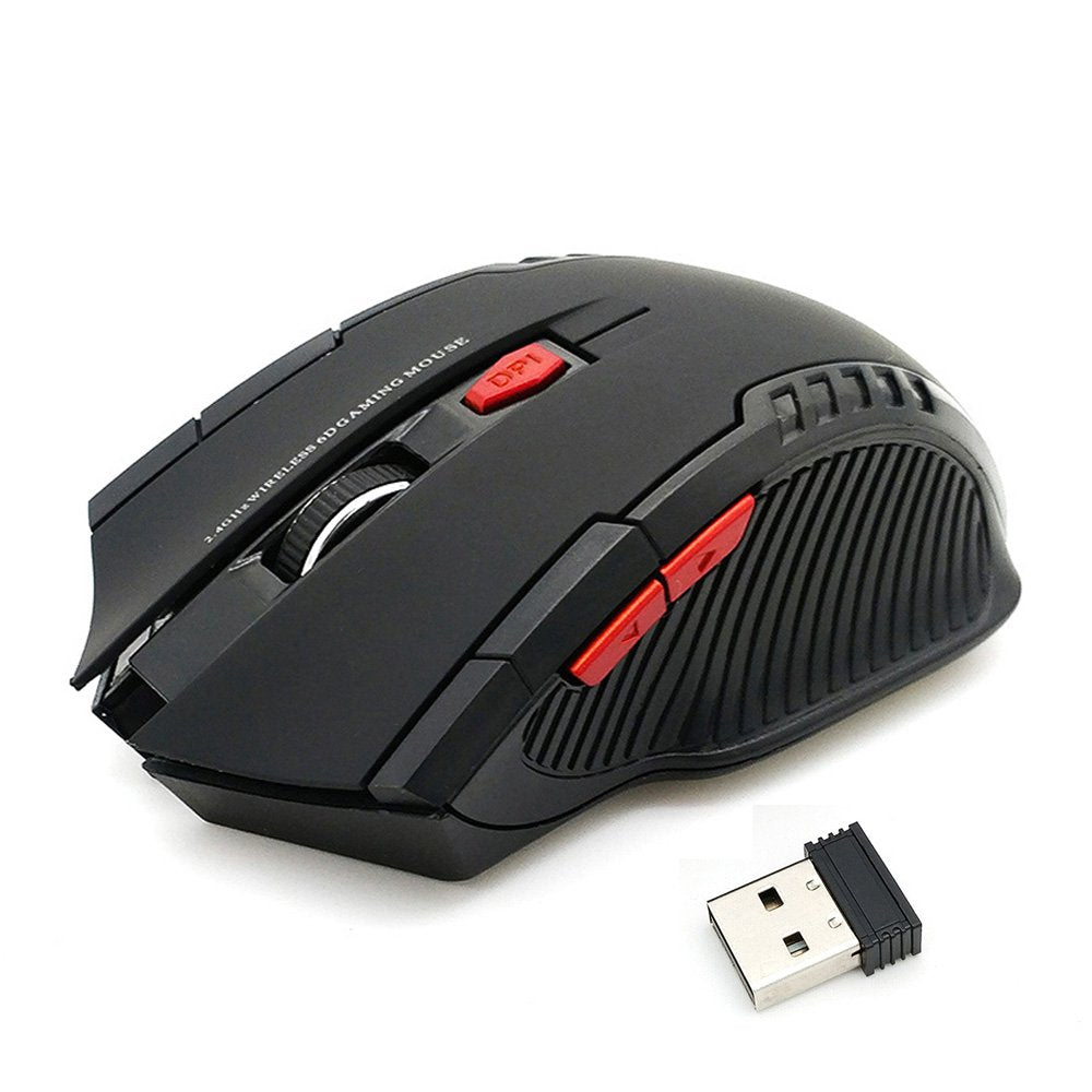 Mouse Gamer 1600 DPI Bluetooth 2.4 GHz para Windows y Mac – Diseño B