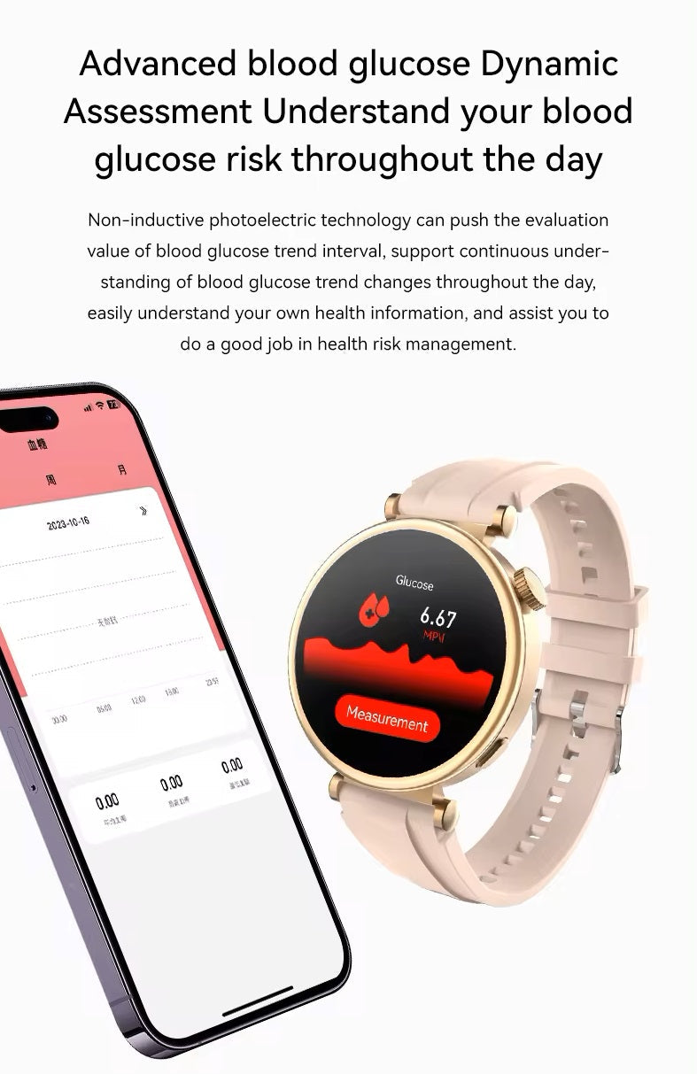 Smartwatch DS5 Mini Mujer con Correas de Silicona y Metálica