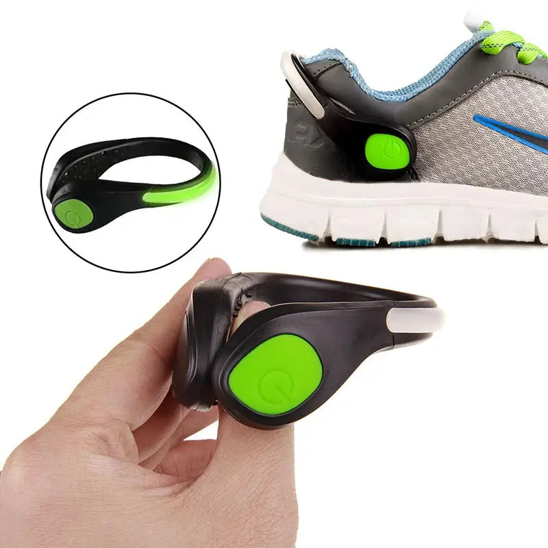 Luces Led Deportivas para Zapatillas Bicicleta Pulsera 2 Unidades