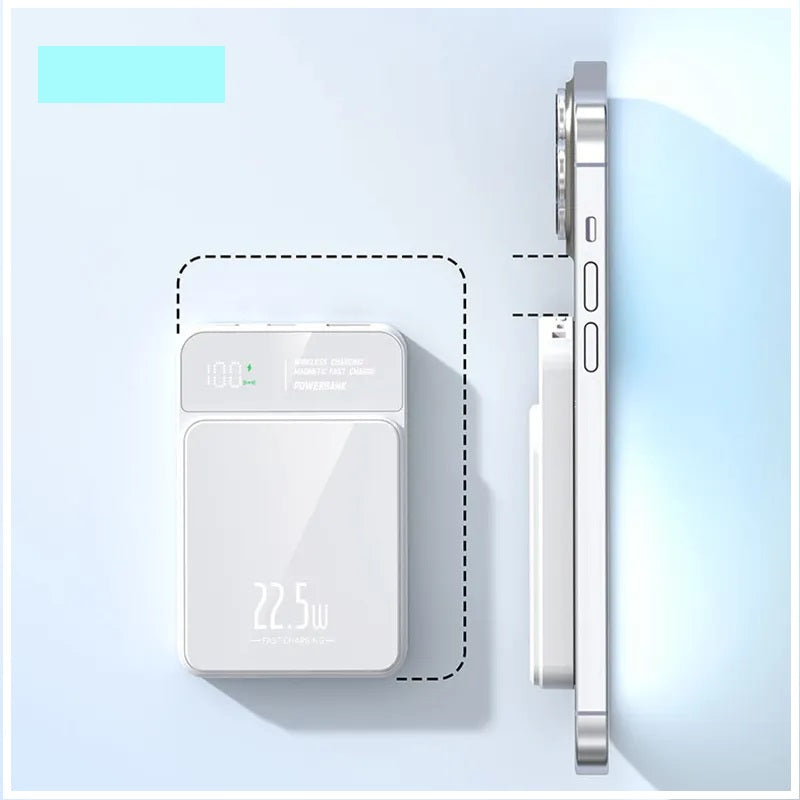 Power Bank Magnética carga Inalámbrica 30000mAh 22W