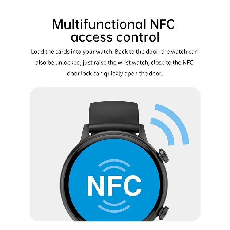 Smartwatch Bluetooth Mujer Pantalla AMOLED Correa Silicona
