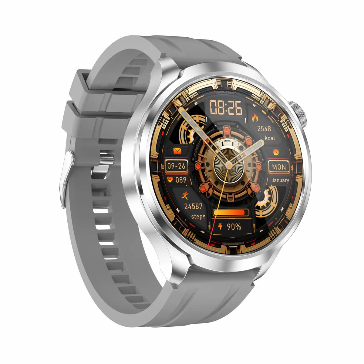 Smartwatch GT5 Pro NFC, Bluetooth, Deporte y Asistente de Voz
