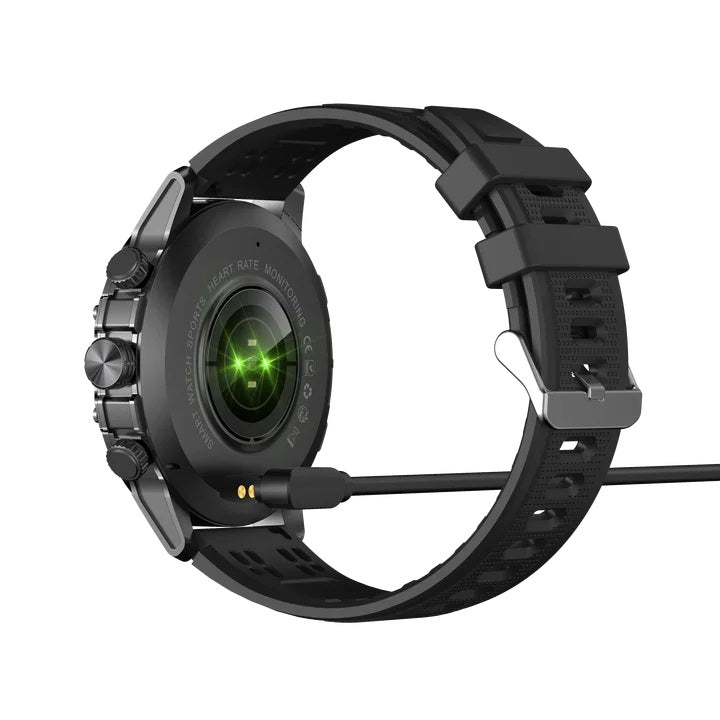 Smartwatch Deportivo Táctico AMOLED 1.75” IP67, 600mAh, Bluetooth HD