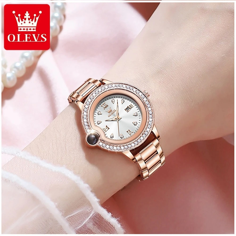 Reloj para Mujer con Diamantes Resistencia al agua