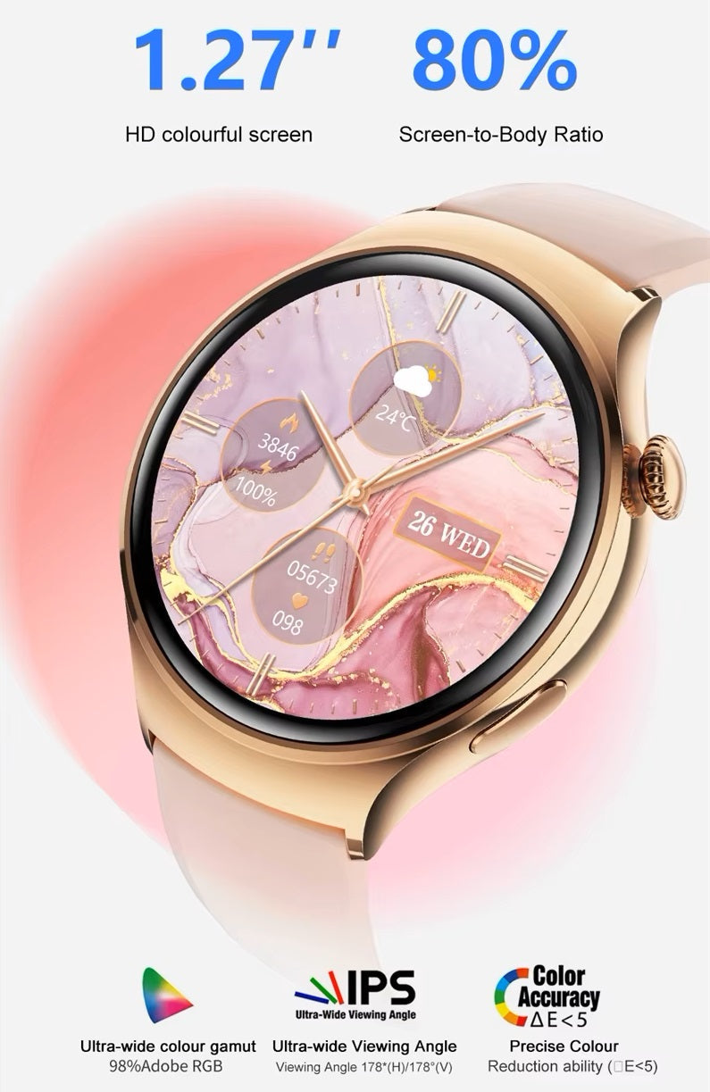 Smartwatch M11 Asistente de voz IA Resistente al agua Doble correa HD