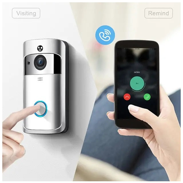 Cámara Portero WiFi Doorbell con Timbre y Control por Smartphone