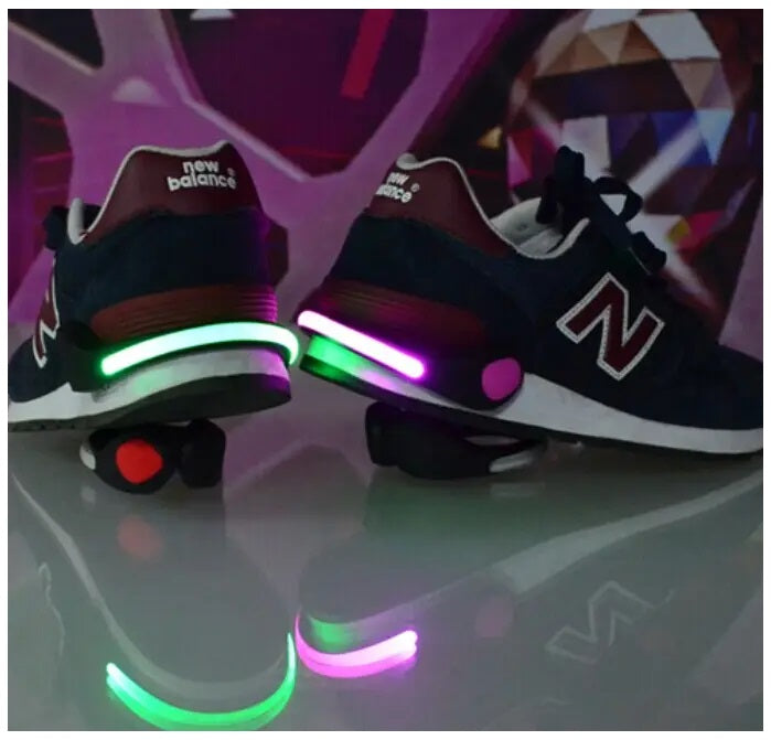 Luces Led Deportivas para Zapatillas Bicicleta Pulsera 2 Unidades