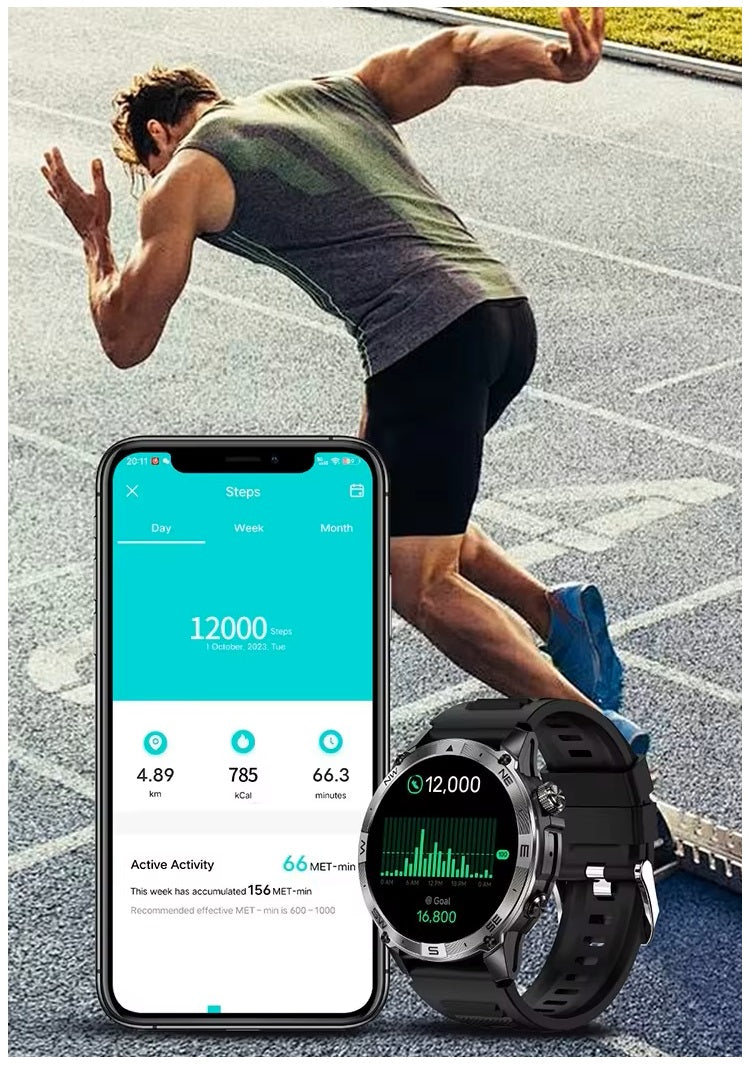 Smartwatch Deportivo HK08 GPS Pantalla AMOLED de 1.43 pulgadas