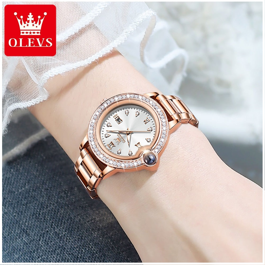 Reloj para Mujer con Diamantes Resistencia al agua