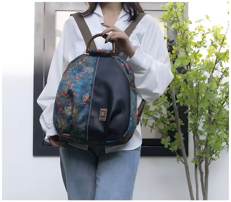 Mochila Estampada para Mujer, Diseño de Lujo Resistente al Agua