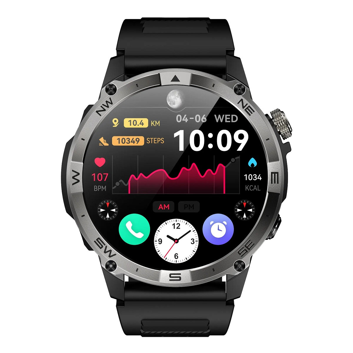 Smartwatch Deportivo HK08 GPS Pantalla AMOLED de 1.43 pulgadas