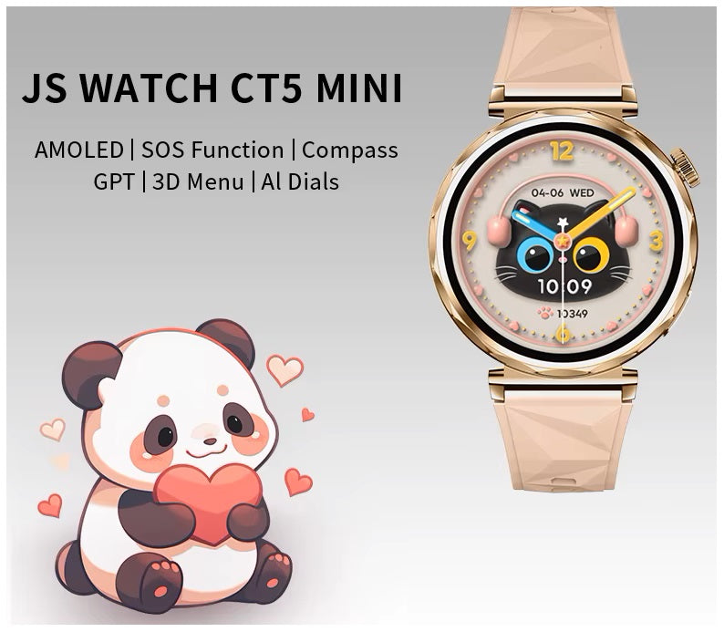 Smartwatch CT5 AMOLED 2 Correas Bienestar IP68