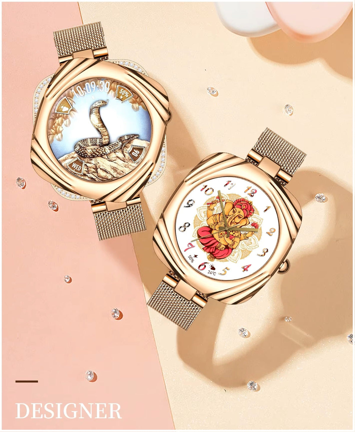 Smartwatch Elegante AW5 AMOLED 220mAh IP68 Bienestar