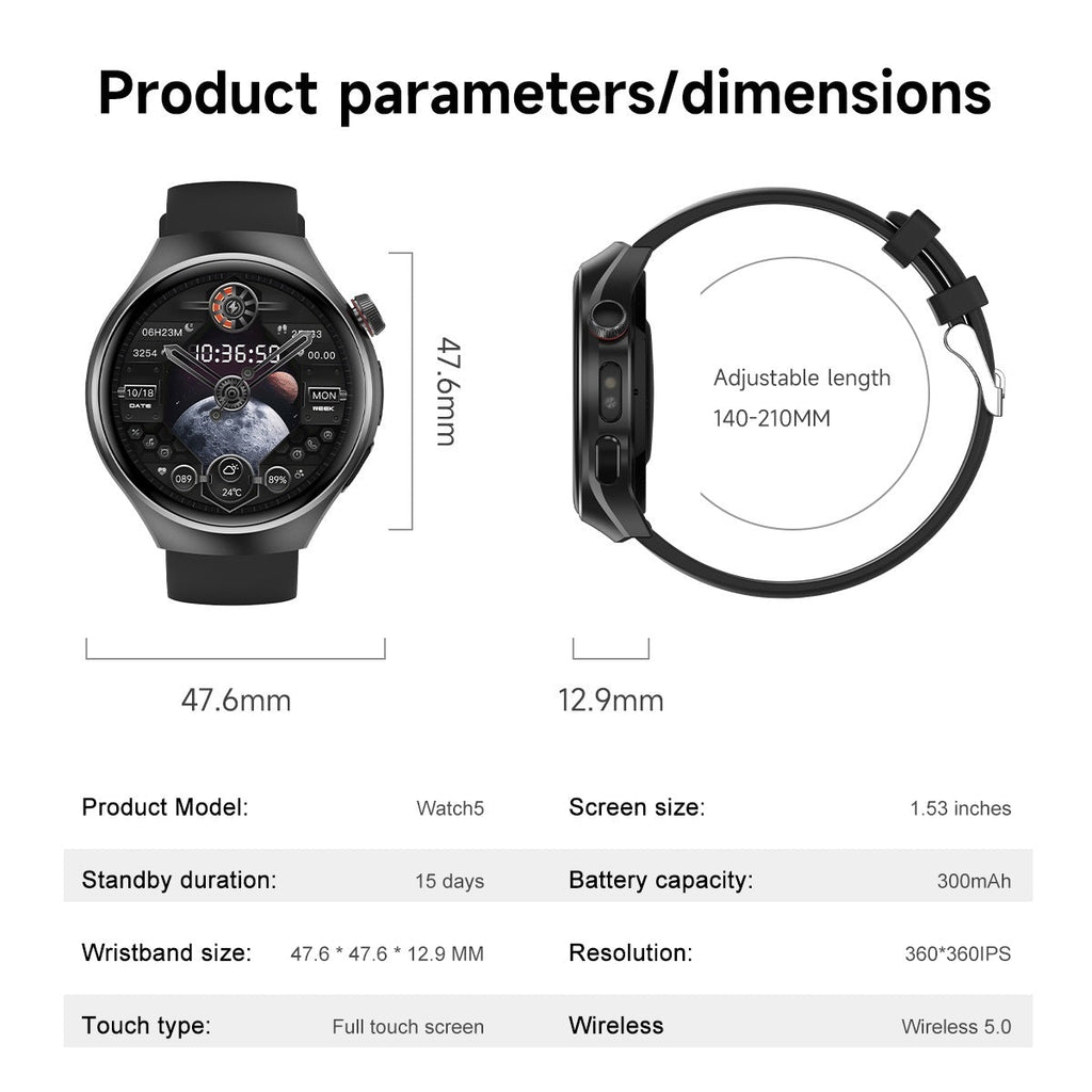 Smartwatch Llamadas Bluetooth, Actividad y Bienestar
