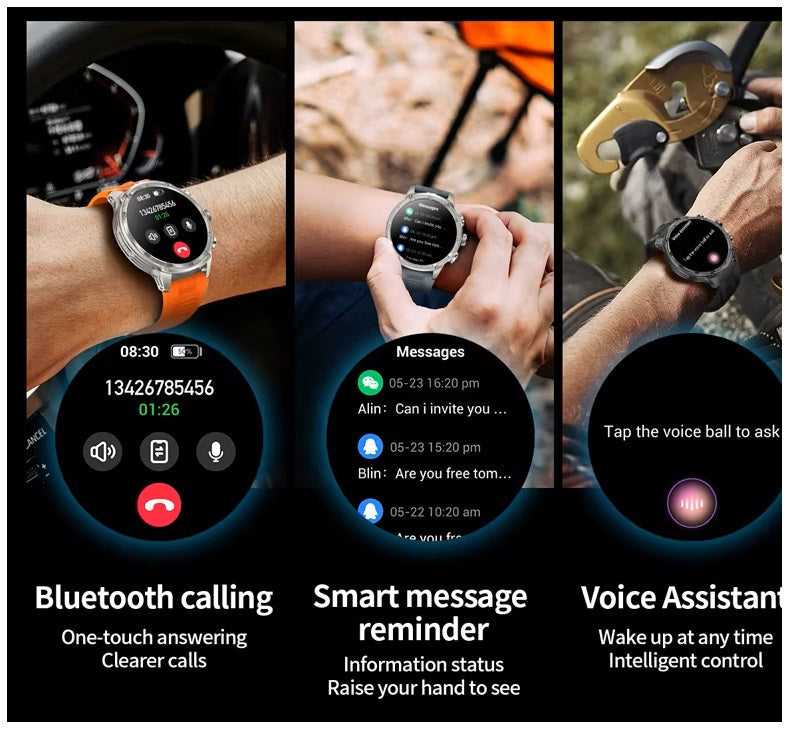 Smartwatch V99 AMOLED 1.85 Batería 710mAh, Llamadas Bluetooth