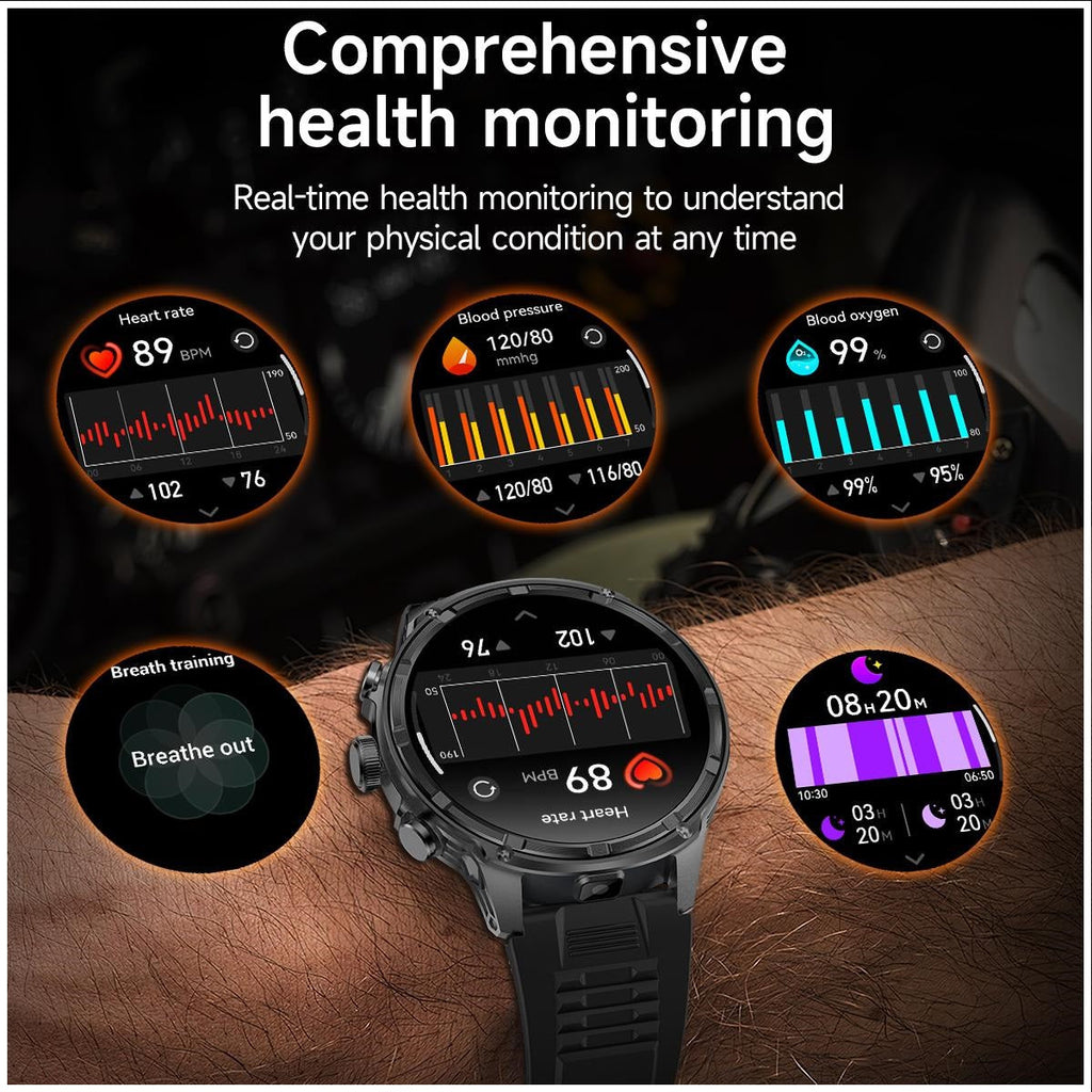Smartwatch V99 AMOLED 1.85 Batería 710mAh, Llamadas Bluetooth