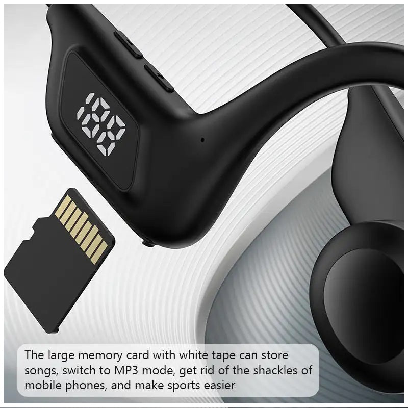 Audífonos Bluetooth Open-Ear Bone Conduction IPX5