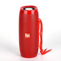 Parlante Bluetooth Resistente al Agua con Luz LED – Rojo