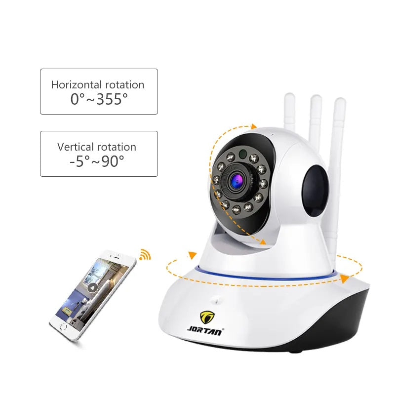 Cámara Inteligente Rotación 360° Detección Movimiento – Diseño A