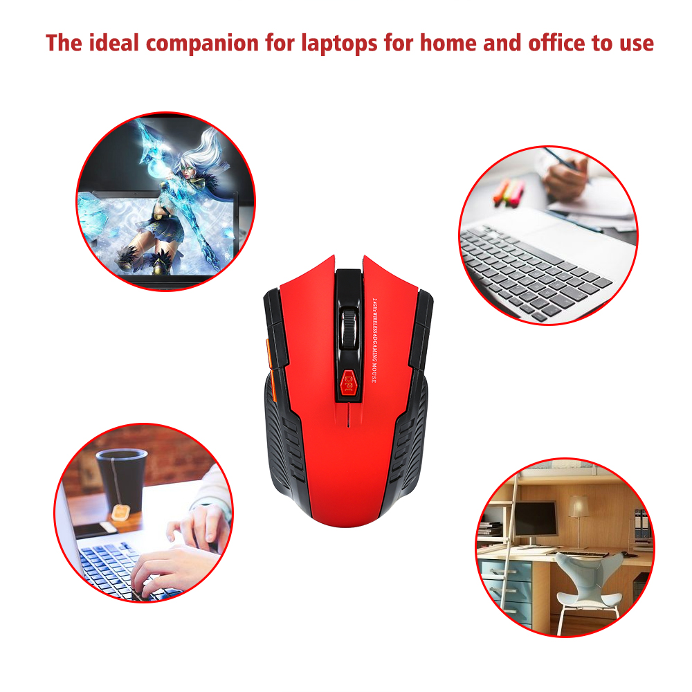 Mouse Gamer 1600 DPI Bluetooth 2.4 GHz para Windows y Mac – Diseño A