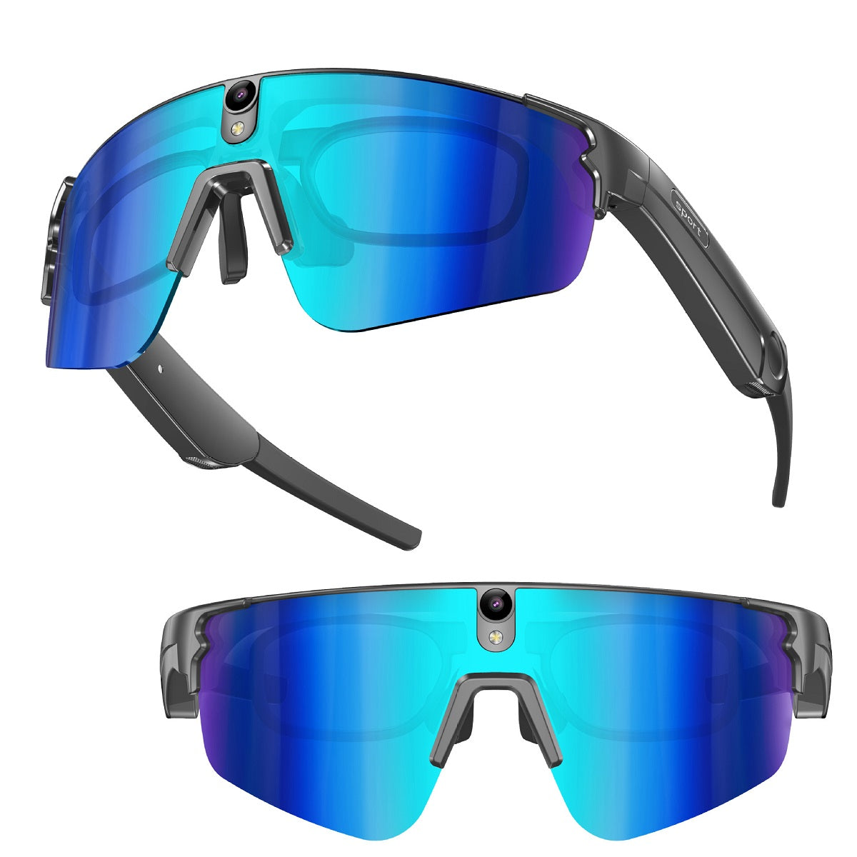 Gafas Inteligentes con IA 1080P Cámara 8MP, Traducción en Tiempo Real