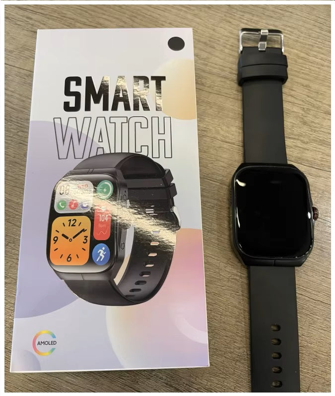 Smartwatch HK80 Pantalla AMOLED 1.95 pulgadas, IP68 Bienestar Deporte