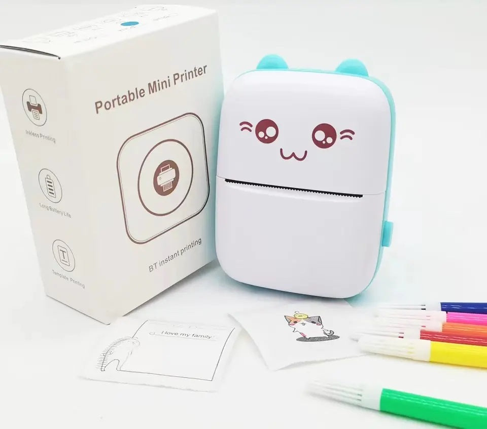 Mini Impresora Térmica Portátil de etiquetas Inalámbrica – Modelo A