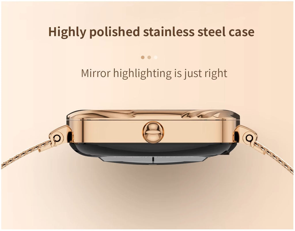Smartwatch Elegante AW5 AMOLED 220mAh IP68 Bienestar
